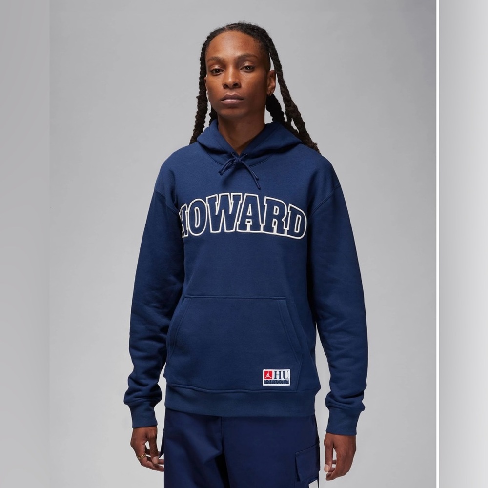 NWT MENS JORDAN HOWARD UNIVERSITY PULLOVER HOODIE